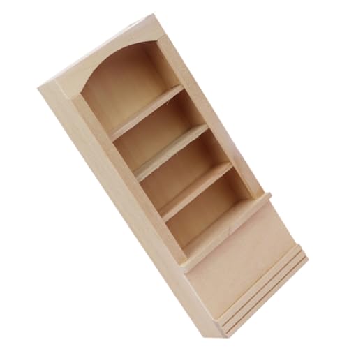 DIKACA Kleines Bücherregal für Puppenhaus Möbel für DIY Deko Holzregal für Doll House Einrichtung für Kreative Wohnaccessoires Einzigartige Miniaturmöbel DIKACA Kleines Bücherregal für Puppenhaus Möbel für DIY Deko Holzregal für Doll House Einrichtung für Kreative Wohnaccessoires Einzigartige Miniaturmöbel von DIKACA