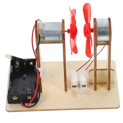 DIKACA Kleines Windkraftgenerator DIY für Lernspielzeug Kreativität und Technikverständnis Materialien für Experimente und Modellbau von DIKACA