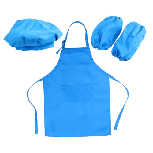 DIKACA Kochset Für Kreative Kochmütze Schürze Und Ärmel Für Jahren Himmelblau Perfektes Für Backabenteuer DIKACA Kochset Für Kreative Kochmütze Schürze Und Ärmel Für Jahren Himmelblau Perfektes Für Backabenteuer von DIKACA