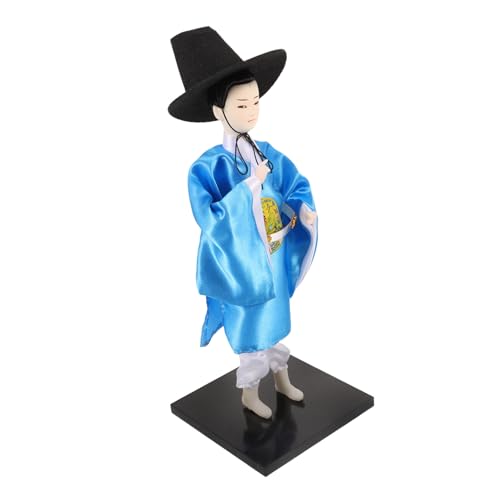 DIKACA Koreanische Hanbok-Puppe, Koreanische Hanbok-Figur, Mann-Figur, Sammlerstück, Koreanisches Kunsthandwerk DIKACA Koreanische Hanbok-Puppe, Koreanische Hanbok-Figur, Mann-Figur, Sammlerstück, Koreanisches Kunsthandwerk von DIKACA