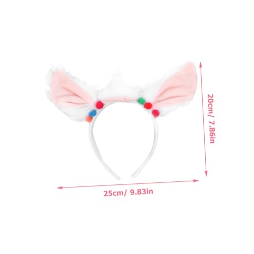 DIKACA Kostüm mit Ohren Stirnband Halsband und Armbändern Weiches Tier Accessoire für Cosplay Tierpartys Rollenspiele und Bühnenauftritte und Wiederverwendbar DIKACA Kostüm mit Ohren Stirnband Halsband und Armbändern Weiches Tier Accessoire für Cosplay Tierpartys Rollenspiele und Bühnenauftritte und Wiederverwendbar von DIKACA