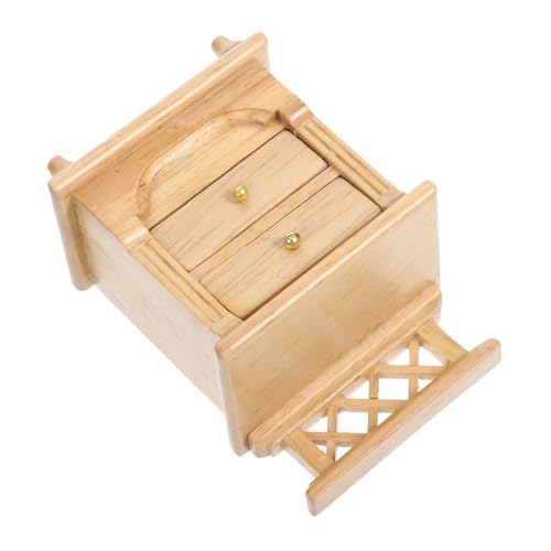 DIKACA Kreatives Puppenhauszubehör Handgefertigte Zweischichtige Kommode Natürlicher Holzfarbe Ihr Puppenhaus DIKACA Kreatives Puppenhauszubehör Handgefertigte Zweischichtige Kommode Natürlicher Holzfarbe Ihr Puppenhaus von DIKACA