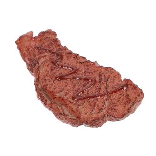DIKACA Künstliche Steakgarnitur Simuliertes Steak Lebensecht Gekochtes Roastbeef Lebensechte Steak Requisite Gefälschte Kleine Steaks Simulation Simuliertes Steak Modell DIKACA Künstliche Steakgarnitur Simuliertes Steak Lebensecht Gekochtes Roastbeef Lebensechte Steak Requisite Gefälschte Kleine Steaks Simulation Simuliertes Steak Modell von DIKACA