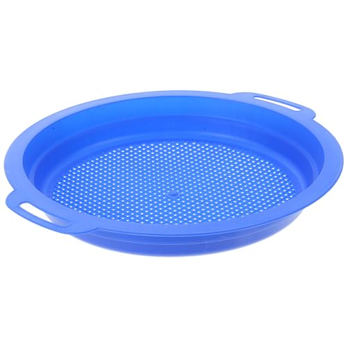 DIKACA Kunststoffschirm Sandsieb Sandspielzeug Strandsandsieb Siebe Sand Siebpfanne Sandsieb Aus Kunststoff Strandspielzeug Für Plastik Blue DIKACA Kunststoffschirm Sandsieb Sandspielzeug Strandsandsieb Siebe Sand Siebpfanne Sandsieb Aus Kunststoff Strandspielzeug Für Plastik Blue von DIKACA
