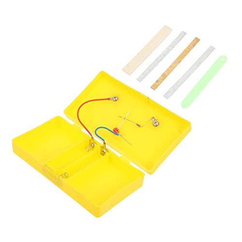 DIKACA Leitfähiges Versuchsmaterial Lötset Modul Bausätze Komponenten Elektronisch Wissenschafts-Kits Für Experimente Anlasser Werkzeug Planke Elektronik Magnete Plastik von DIKACA