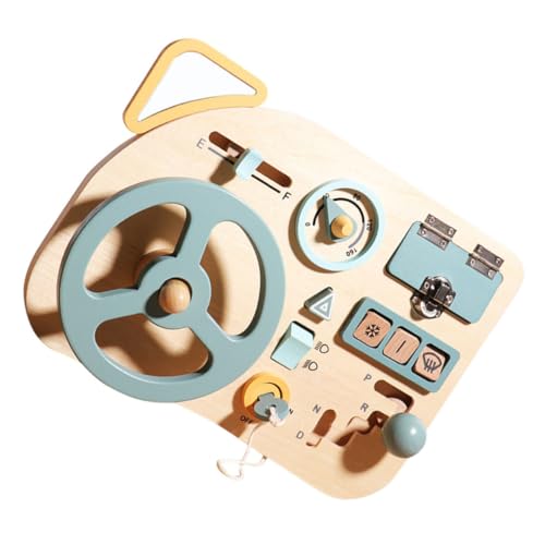 DIKACA Lenkradspielzeug Für Kleinkinder Lernspielzeug Für Autos Lenkrad Montessori Kinderspielzeug Feinmotorik Sensorisches Kleinkindspielzeug Aus Holz Himmelblaues DIKACA Lenkradspielzeug Für Kleinkinder Lernspielzeug Für Autos Lenkrad Montessori Kinderspielzeug Feinmotorik Sensorisches Kleinkindspielzeug Aus Holz Himmelblaues von DIKACA