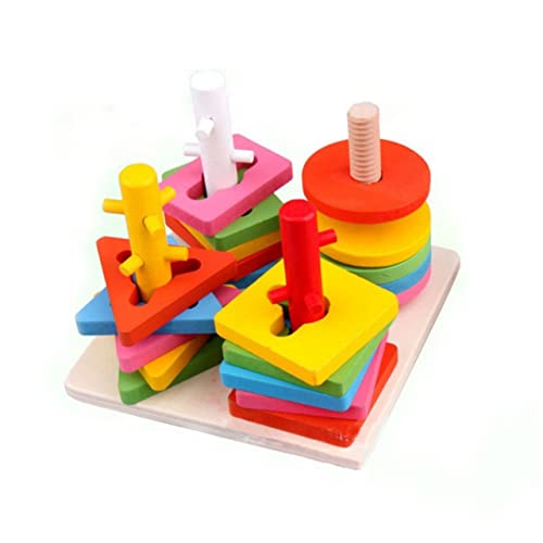 DIKACA Lernspielzeug Für Kinder – Geometrische Formblöcke Aus Holz Lernspielzeug Für Babys Puzzle-Set Für Kleinkinder Spielzeug Zum Sortieren Von Formen Spielzeug Für Frühes Lernen DIKACA Lernspielzeug Für Kinder – Geometrische Formblöcke Aus Holz Lernspielzeug Für Babys Puzzle-Set Für Kleinkinder Spielzeug Zum Sortieren Von Formen Spielzeug Für Frühes Lernen von DIKACA