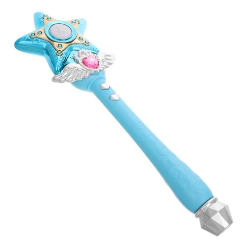 DIKACA Leuchtende Musik Zauberstab Für ädchen LED Fairy Wand Mit Sternen Design Ideales Für Partys Und Halloween Kostüme Ohne Batterien Sternenblau DIKACA Leuchtende Musik Zauberstab Für ädchen LED Fairy Wand Mit Sternen Design Ideales Für Partys Und Halloween Kostüme Ohne Batterien Sternenblau von DIKACA