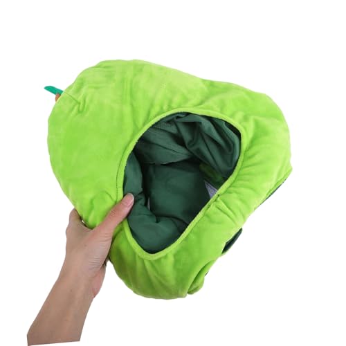 DIKACA Lustiger Birnenförmiger Kopfschmuck aus Plüsch Leichte Festival Party Hut Bequeme Kreative Performance Kostüm Requisite für Erwachsene DIKACA Lustiger Birnenförmiger Kopfschmuck aus Plüsch Leichte Festival Party Hut Bequeme Kreative Performance Kostüm Requisite für Erwachsene von DIKACA