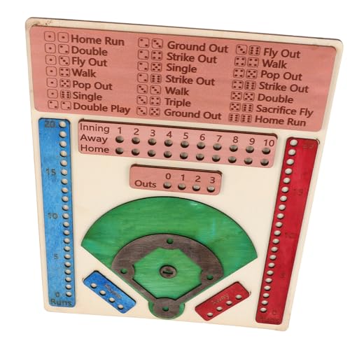 DIKACA Tragbares Baseball-brettspiel Hölzerne Baseball-spielbretter für Schulveranstaltungen und Versammlungen DIKACA Tragbares Baseball-brettspiel Hölzerne Baseball-spielbretter für Schulveranstaltungen und Versammlungen von DIKACA