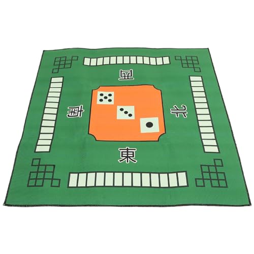 DIKACA Mahjong-tischdecke Chinesisches Mahjong-tischset Poker-kartenspiel Fliesenspiel-tischdecken Quadratische Mahjong-Matte Tischmatte Für Brettspiele Multifunktion Mikrofaser Gefühlt von DIKACA