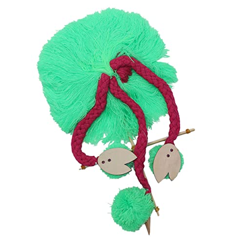 DIKACA Marionette entwicklung kasperlfiguren Puppentheater mitgebsel Kindergeburtstag Toy für klein Jungs pelzige Tierpuppe Leistung Plüschpuppe Kiefernholz Green von DIKACA