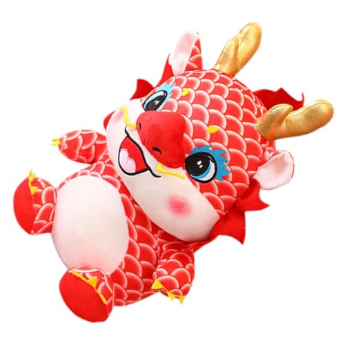 DIKACA Maskottchenpuppe Drachenpuppenspielzeug Ausgestopftes Drachenspielzeug Drachenspielzeug Süße Kuscheltiere Ausgestopfte Drachenpuppe Rot Plüsch DIKACA Maskottchenpuppe Drachenpuppenspielzeug Ausgestopftes Drachenspielzeug Drachenspielzeug Süße Kuscheltiere Ausgestopfte Drachenpuppe Rot Plüsch von DIKACA