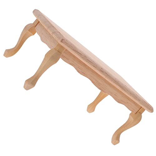 DIKACA Maßstab Möbelstück Aus Echtem Holz Dekoratives Miniaturhausmöbel Für Puppenstube Und Sammlung von DIKACA