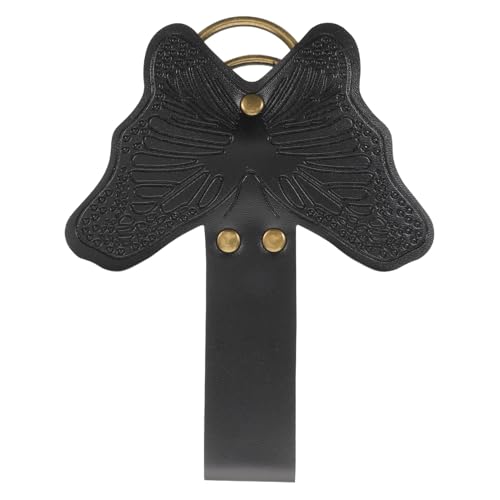DIKACA Medieval Gürtel-Accessoire Schmetterlingsförmiger Lederring Vielseitiger Taillenclip Für Renaissance Wikinger-Cosplay Kostüme von DIKACA