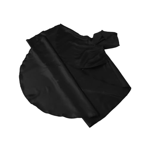 DIKACA Medieval Hooded Cloak Herren Schwarz Renaissance Kapuze Halloween Umhang Leicht Atmungsaktiv Für Cosplay Bühnenaufführung Mittelalterliche Kostümveranstaltungen von DIKACA