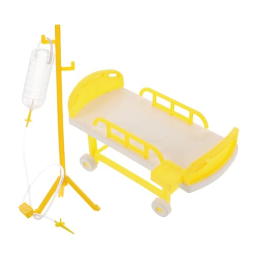 DIKACA Medizinisches Für Realistisches Rollenspielset Mit Iv Tropf Und Krankebett Für Mädchen Und Jungen Ideales Für Zuhause Und Kindergarten von DIKACA