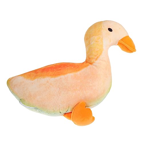 DIKACA Melone Kissen Puppe Stofftier Süße Sachen Tiere Plüsch Orange von DIKACA