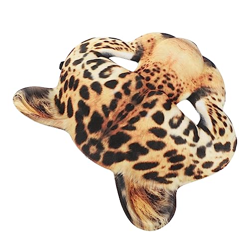 DIKACA Milch-Hauttoner Maskerade Masken Wolf Gesicht halloween costume halloween kleidung Kostümzubehör halloween decoration Maske für Festival Halloween-Maske Eva Leopard von DIKACA