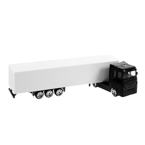DIKACA Mini Alloy Container Truck Modell Lastwagen Realistisches Container Truck Modell für Sandbox Dekoration und Kreative Spielmöglichkeiten von DIKACA