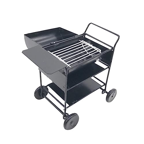 DIKACA Mini BBQ Grill Dekoration für Puppenhaus für Kreative Spielwelten für Kinderzimmer und Puppenhaus Deko Bringt Freude und Kunstgefühl Zuhause von DIKACA