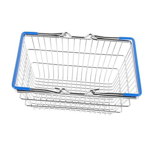 DIKACA Trolley Kinder Mini Einkaufskorb Für Hohlkorb Zum Rollenspiel Kleiner Aufbewahrungsorganizer Aus Mit Griff Shopping Basket Dunkelblau Einkaufskorb Kinderkaufladen DIKACA Trolley Kinder Mini Einkaufskorb Für Hohlkorb Zum Rollenspiel Kleiner Aufbewahrungsorganizer Aus Mit Griff Shopping Basket Dunkelblau Einkaufskorb Kinderkaufladen von DIKACA