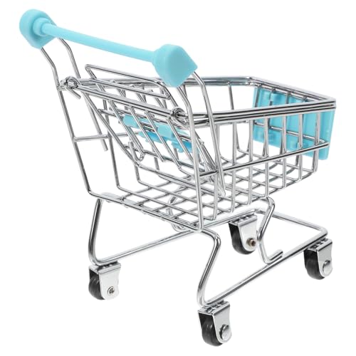 DIKACA Mini Einkaufswagen Für Miniatur Einkaufswagen Aus Kleiner Supermarktwagen Ideales Aufbewahrungskorb Für Handliches Für Kaufladen Und Rollenspiele Pastellblau DIKACA Mini Einkaufswagen Für Miniatur Einkaufswagen Aus Kleiner Supermarktwagen Ideales Aufbewahrungskorb Für Handliches Für Kaufladen Und Rollenspiele Pastellblau von DIKACA