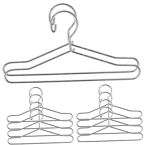 DIKACA Mini Kleiderbügel Für Puppen Puppenkleider Organisator Für Andere Puppen Silberne Kleiderbügel Zum Aufhängen Von Puppenkleidung DIKACA Mini Kleiderbügel Für Puppen Puppenkleider Organisator Für Andere Puppen Silberne Kleiderbügel Zum Aufhängen Von Puppenkleidung von DIKACA