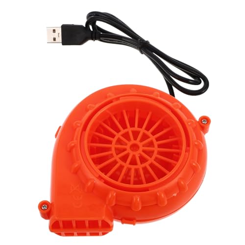 DIKACA Mini Luftgebläse Für Aufblasbare Tragbarer USB Für Dinosaurier Halloween Cosplay Und Partys Orange Kompakt Und Leistungsstark von DIKACA