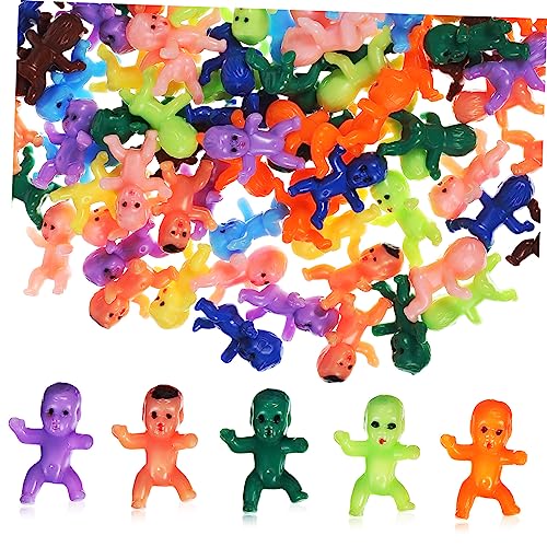 DIKACA Mini Plastikbabys Kreative Kleine Babyfiguren Für Partydekorationen Zur Babyparty Mitgebsel Für Kindergeburtstage Und Feierlichkeiten von DIKACA