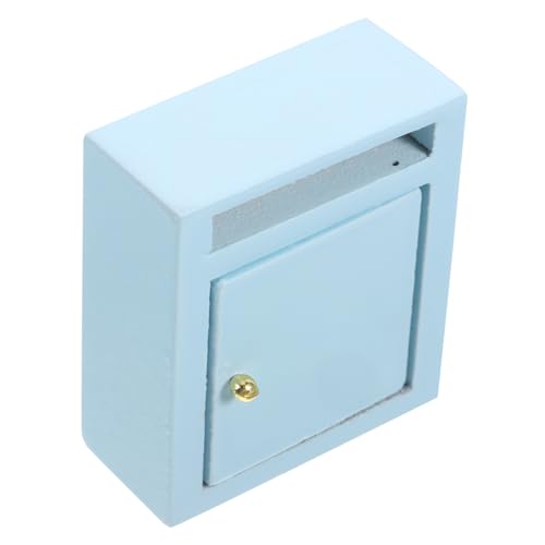 DIKACA Mini Puppenhaus Briefkasten Mini Puppenhausmöbel Mini Hausmöbel Mini Briefkasten Winzige Figur Mini Dekoration Mini Briefkasten Holz Himmelblau DIKACA Mini Puppenhaus Briefkasten Mini Puppenhausmöbel Mini Hausmöbel Mini Briefkasten Winzige Figur Mini Dekoration Mini Briefkasten Holz Himmelblau von DIKACA