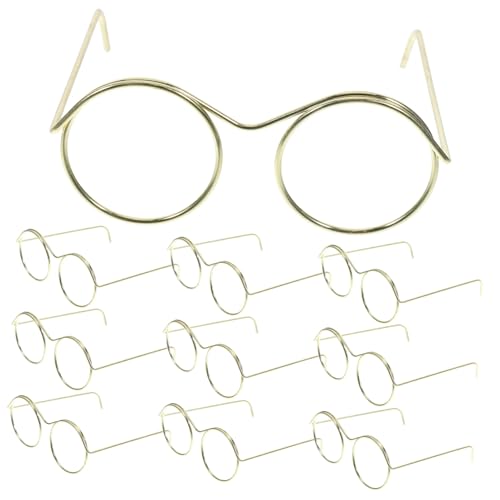 DIKACA Mini Sonnenbrillen Für Puppen Metallische Doll Eyeglasses Für Bastelprojekte Und Puppen Outfits Klassische Runde Rahmen Puppenzubehör Für Kreatives DIKACA Mini Sonnenbrillen Für Puppen Metallische Doll Eyeglasses Für Bastelprojekte Und Puppen Outfits Klassische Runde Rahmen Puppenzubehör Für Kreatives von DIKACA
