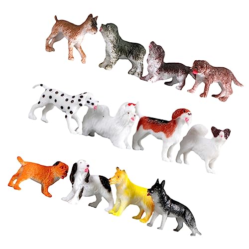 DIKACA Miniatur Hunde Modelle Realistische Hund Figuren Für Desktop Dekoration Set Ideal Als Und Für Kreative Anlässe von DIKACA