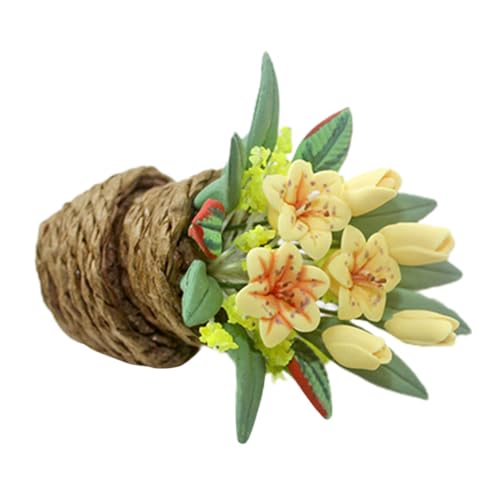 DIKACA Mini-Topfgrünpflanzen Dekoration winziger Blumenbonsai Mini-Topfblume für Puppenhaus Kleiner Bonsai Puppenhaus Miniaturen Mini- Harz Colorful DIKACA Mini-Topfgrünpflanzen Dekoration winziger Blumenbonsai Mini-Topfblume für Puppenhaus Kleiner Bonsai Puppenhaus Miniaturen Mini- Harz Colorful von DIKACA