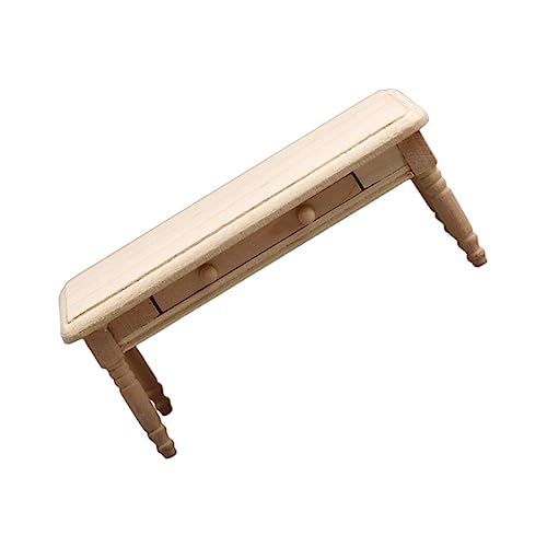 DIKACA Mini-möbelmodell Kleiner Dekorativer Tisch Miniatur-hausmöbel Miniatur-beistelltisch Winziger Tisch Mini-Tisch Puppenhaus Beistelltisch Tischdeko Im Wohnzimmer Holz von DIKACA