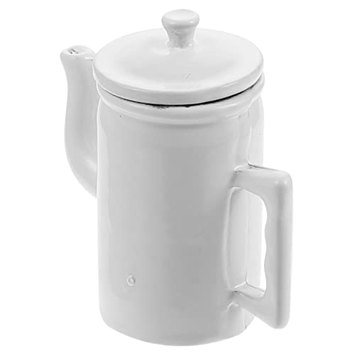 DIKACA Mini-möbelmodell Mini-kaffeekanne-Requisite Miniatur-wassertopf-Modell Miniaturmodell Miniatur-wasserkocher-Modell Puppenhaus-kaffeekanne Legierung Weiß DIKACA Mini-möbelmodell Mini-kaffeekanne-Requisite Miniatur-wassertopf-Modell Miniaturmodell Miniatur-wasserkocher-Modell Puppenhaus-kaffeekanne Legierung Weiß von DIKACA