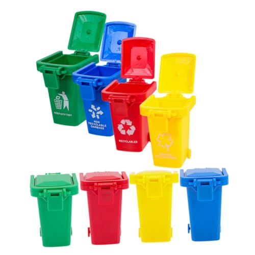 DIKACA Kleiner Mülleimer Schreibtisch-Organizer Mini-Deckel Für Schreibtisch-mülleimer Modische Form Abfalleimer Stifthalter Tisch-/büro-mülleimer von DIKACA