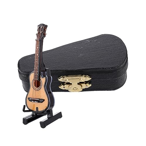 DIKACA Mini-Gitarren-spielzeugset Miniatur-gitarrenmodell Exquisite Handwerkskunst Und Mädchen Und Musiker von DIKACA