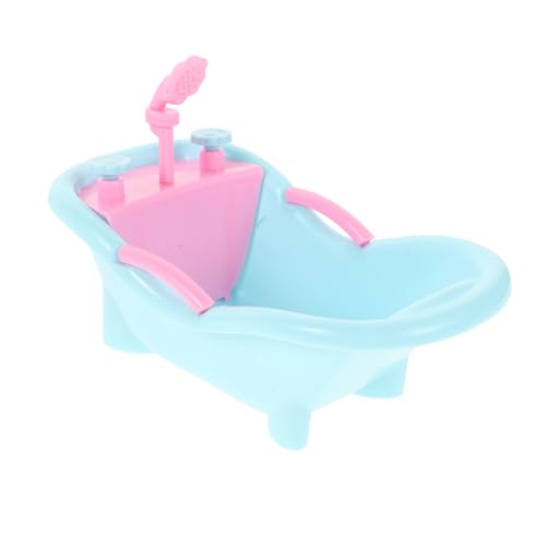 DIKACA Puppenhaus-badezimmerset Mini-badewanne Für Puppen Spielzeug-badewanne Babypuppen-badewanne Puppenhaus-bademöbel Simulationsspielzeug Fantasie Von Jungen Und Mädchen von DIKACA