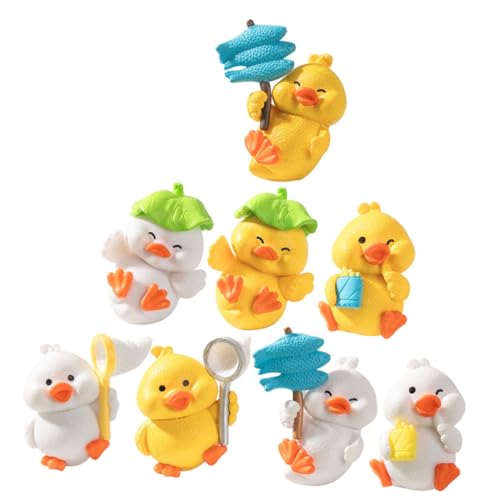 DIKACA 8pcs Harz Miniatur Figuren Garten Miniatur Statuen Winzige Ornamente Für Wohnkultur von DIKACA