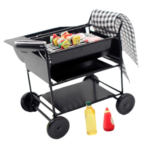 DIKACA Doll House Miniatur Grill Rack Für Puppenhaus Schwarzes Grill Modell Für Zubehör Für Kreatives Rollenspiel Und Miniatur Basteln Ideales Für Ädchen Und Jungen Welcome to The Dollhouse DIKACA Doll House Miniatur Grill Rack Für Puppenhaus Schwarzes Grill Modell Für Zubehör Für Kreatives Rollenspiel Und Miniatur Basteln Ideales Für Ädchen Und Jungen Welcome to The Dollhouse von DIKACA