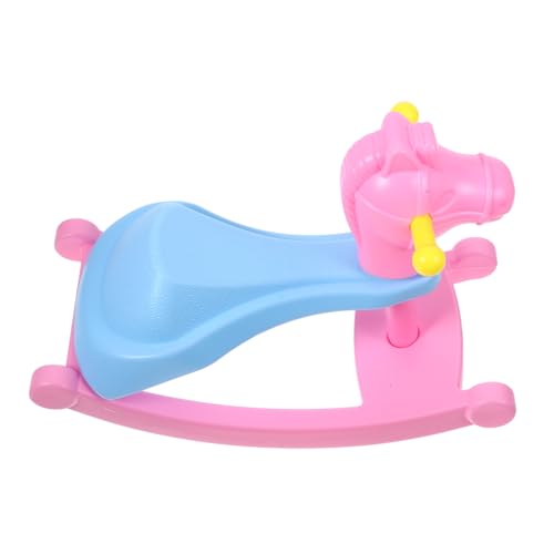 DIKACA Miniatur Schaukelpferd Dekoration Für Rollenspiele Ideales Zubehör Für Puppenhäuser DIKACA Miniatur Schaukelpferd Dekoration Für Rollenspiele Ideales Zubehör Für Puppenhäuser von DIKACA