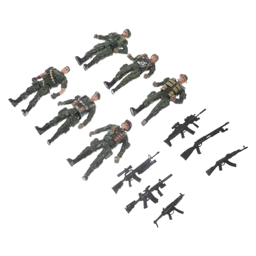DIKACA Realistische Menschen Figur Set 6 Mini Figuren in Grün Für Sand Tisch Hause Display DIKACA Realistische Menschen Figur Set 6 Mini Figuren in Grün Für Sand Tisch Hause Display von DIKACA