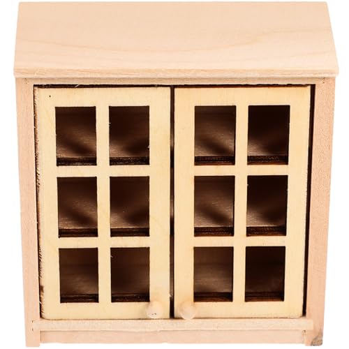 DIKACA Miniaturküchenschrank Maßstabszubehör Miniatur Puppenhaus Möbelschrank aus Schrank Miniatur Holzregal Miniaturschrank Modell Puppenhaus Dekorationszubehör DIKACA Miniaturküchenschrank Maßstabszubehör Miniatur Puppenhaus Möbelschrank aus Schrank Miniatur Holzregal Miniaturschrank Modell Puppenhaus Dekorationszubehör von DIKACA