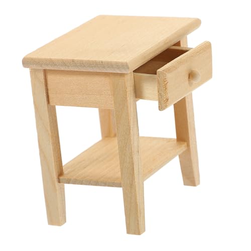 DIKACA Miniaturmöbel Miniatur Holzschreibtisch Miniaturen Puppenhausmöbel Holztisch mit Schublade Möbel Winziger Holzschreibtisch für Puppenhaus Miniatur Teetisch Spielzeug für Puppenhaus DIKACA Miniaturmöbel Miniatur Holzschreibtisch Miniaturen Puppenhausmöbel Holztisch mit Schublade Möbel Winziger Holzschreibtisch für Puppenhaus Miniatur Teetisch Spielzeug für Puppenhaus von DIKACA