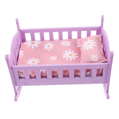 DIKACA Miniaturpuppenhaus Kinderbett Und Bett Für Wohnzimmer Und Schlafzimmer Dollhouse Accessoires Mini House Crafts Mini House Baby Bett DIKACA Miniaturpuppenhaus Kinderbett Und Bett Für Wohnzimmer Und Schlafzimmer Dollhouse Accessoires Mini House Crafts Mini House Baby Bett von DIKACA