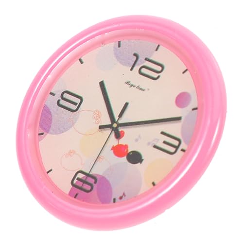DIKACA Miniaturuhrmodell puppenhaus deko Puppenhauszubehör Puppenhausmöbel Spielzeughaus Mini-Hausbausatz Tür Puppenhaus Miniatur-Wanduhr wanduhr Dekoration Puppenmöbel Harz Rosa DIKACA Miniaturuhrmodell puppenhaus deko Puppenhauszubehör Puppenhausmöbel Spielzeughaus Mini-Hausbausatz Tür Puppenhaus Miniatur-Wanduhr wanduhr Dekoration Puppenmöbel Harz Rosa von DIKACA