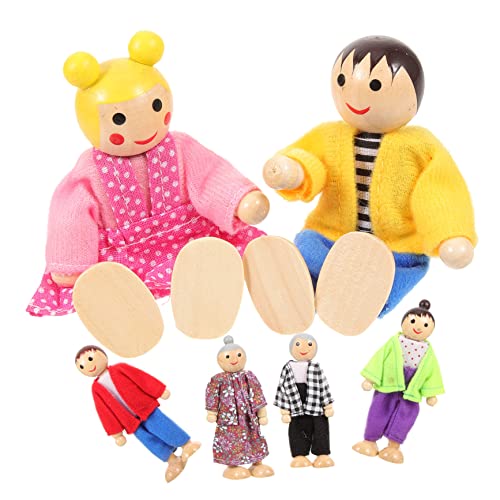 DIKACA Sicheres Bequemes Material Miniatur-modellpuppen Familienpuppen-spielset Für Jungen Und Mädchen Rollenspiele DIKACA Sicheres Bequemes Material Miniatur-modellpuppen Familienpuppen-spielset Für Jungen Und Mädchen Rollenspiele von DIKACA