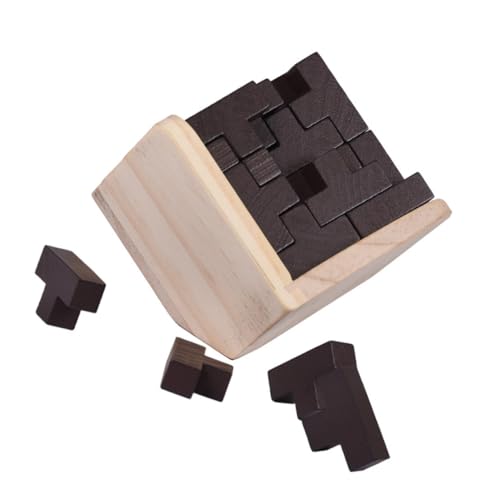 Minsuo Spielzeug Puzzle hölzern Luban-Schloss Blöcke von DIKACA