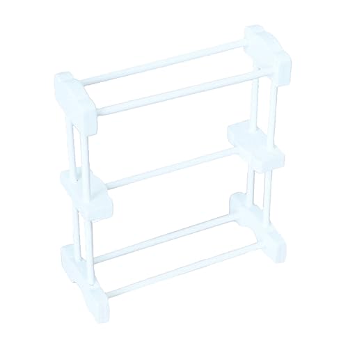 DIKACA Maßstab 112 Mini Holz Puppenhaus Handtuch Rack Badezimmer Szene Layout Spielzeug Für Miniatur Wohnkultur von DIKACA